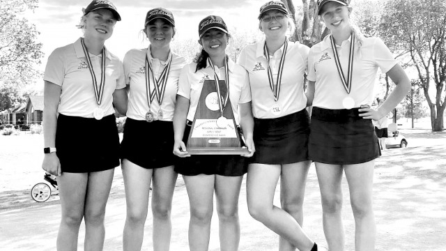 Carrasco, Darnold carry Lady Mustangs golf team to 13th consecutive regional title to punch return trip to state finals